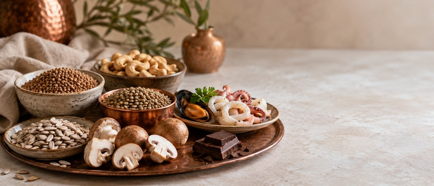 Источники меди в продуктах питания